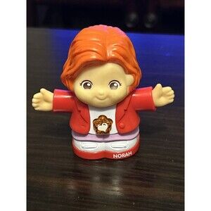 VTech Go Go Smart Friends Figure Miss Norah Doll Untested Toy Kids Red Cute